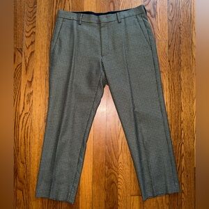 J. Crew Men's Ludlow Dress Pants Wool/Cotton Houndstooth Slim Fit